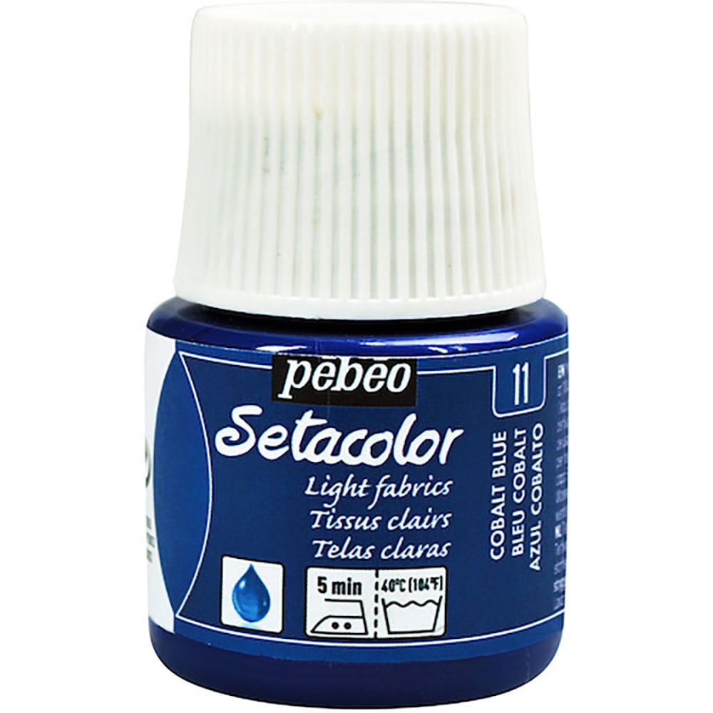 Ｐｅｂｅｏ　布用水性アクリル絵具セタカラー透明色　４５ｍｌ　コバルトブルー　３２９０１１＿