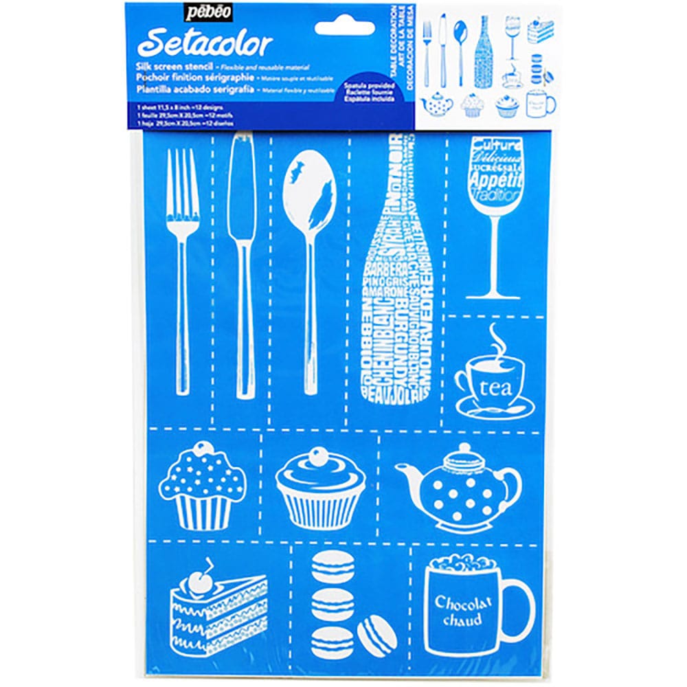 Ｐｅｂｅｏ　シルクスクリーンステンシル型　Ａ４　テーブルデコレーション　３２９６０１＿