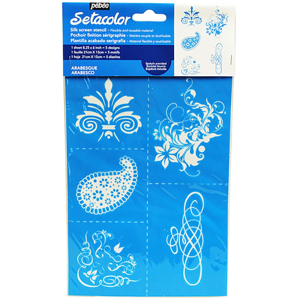 Ｐｅｂｅｏ　シルクスクリーンステンシル型　Ａ５　アラビア唐草模様　３２９６０３＿