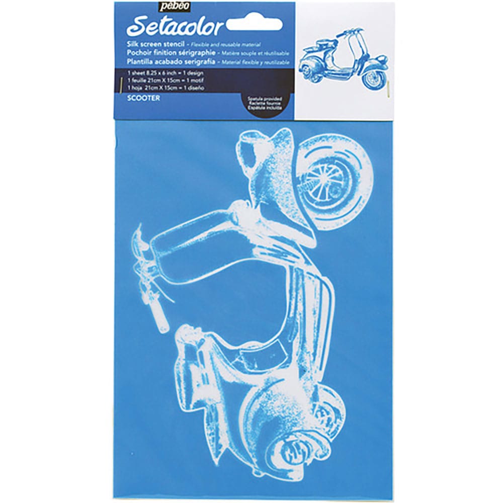 Ｐｅｂｅｏ　シルクスクリーンステンシル型　Ａ５　スクーター　３２９６０４＿