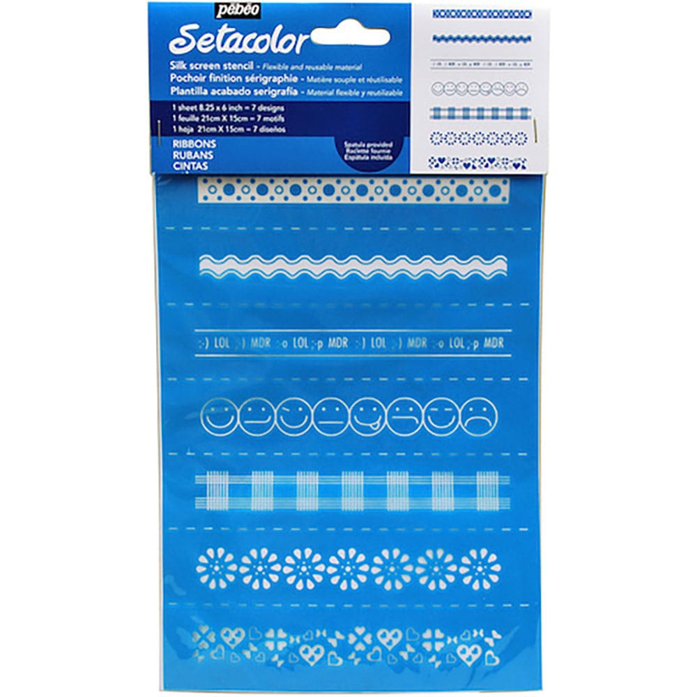 Ｐｅｂｅｏ　シルクスクリーンステンシル型　Ａ５　リボン　３２９６０７＿