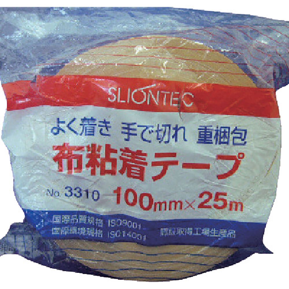 ＳＬＩＯＮＴＥＣ　布粘着テープ１００ｍｍ　３３１０００－ＤＢ－００－１００Ｘ２５＿