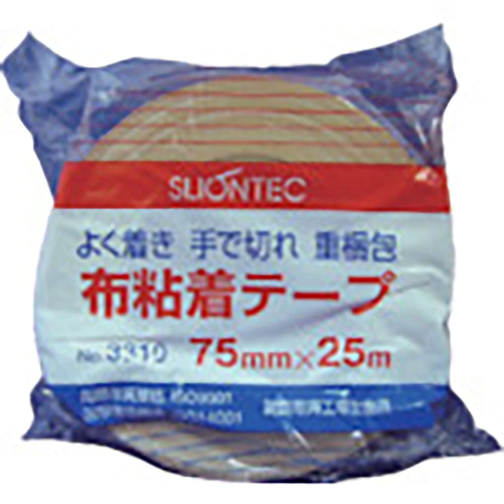 ＳＬＩＯＮＴＥＣ　布粘着テープ７５ｍｍ　３３１０００－ＤＢ－００－７５Ｘ２５＿