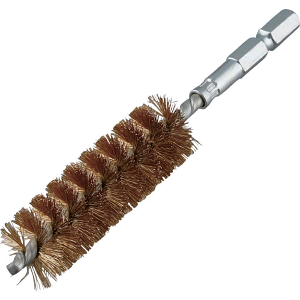 ＲＥＬＩＥＦ　六角軸　ツイストブラシ　真鍮線　φ１９ｍｍ　３３２１７＿