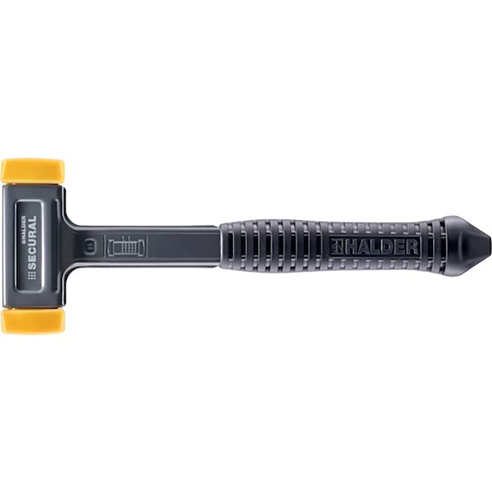 ＨＡＬＤＥＲ　セキューラルハンマー　ポリウレタン（イエロー）　頭径３０ｘ４０ｍｍ　３３８０．１４＿
