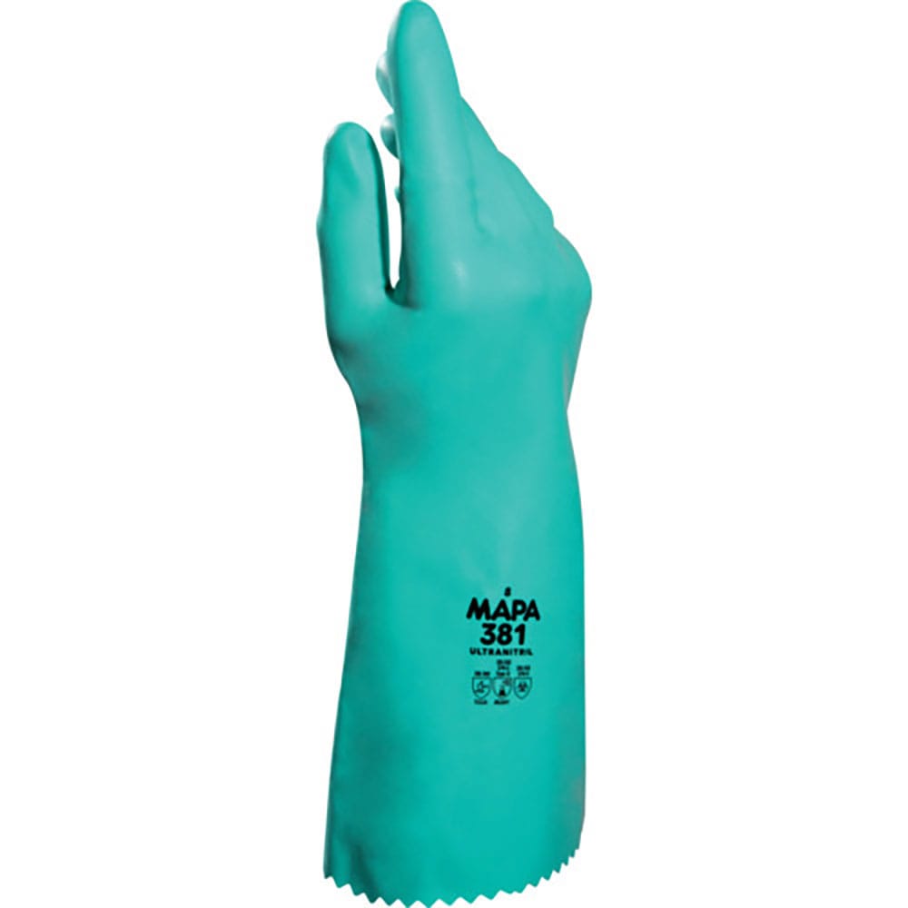 ＭＡＰＡ　耐油・耐薬品ニトリル手袋　ＵＬＴＲＡＮＩＴＲＩＬ３８１　Ｌサイズ（１２双入り）　３４３８＿