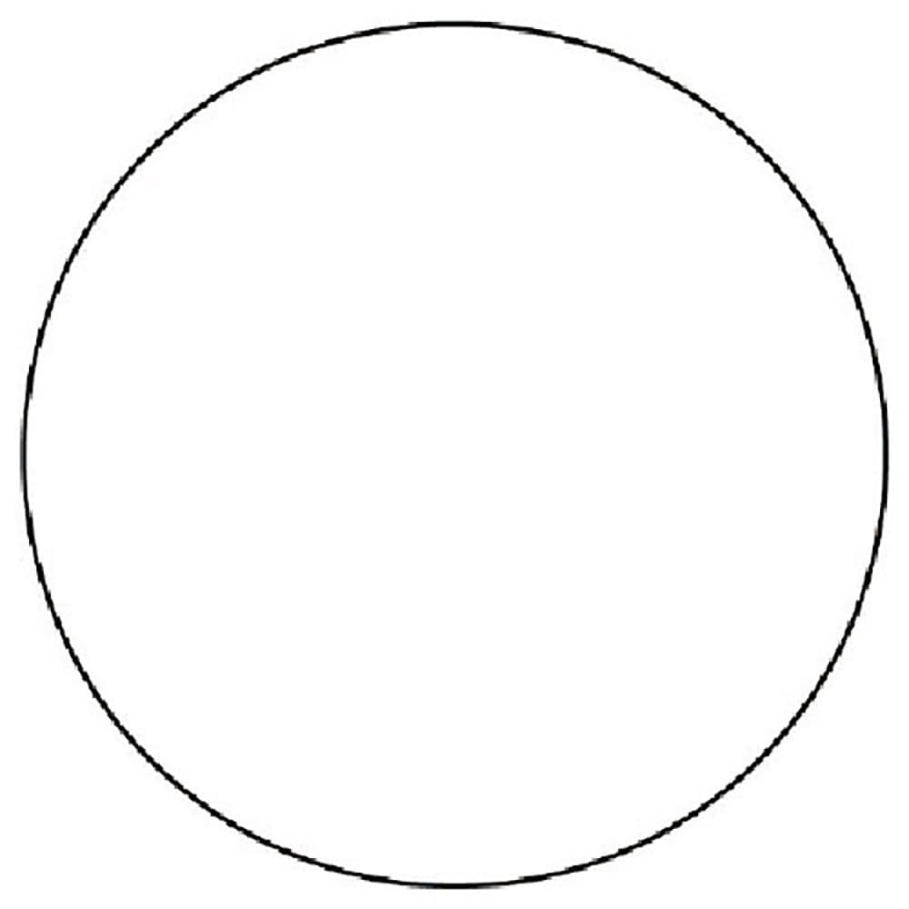 ユニット　ヘルメット用ステッカー白無地　ＰＰステッカ　３５ｍｍФ　１０枚入　３７１－０１＿