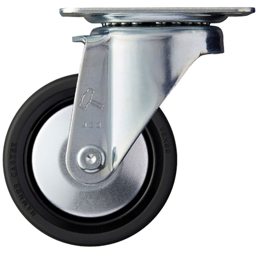 ハンマー　プレート式キャスター　プレート式キャスター　自在　車輪径７５ｍｍ　ウレタン車輪（ナイロン＿