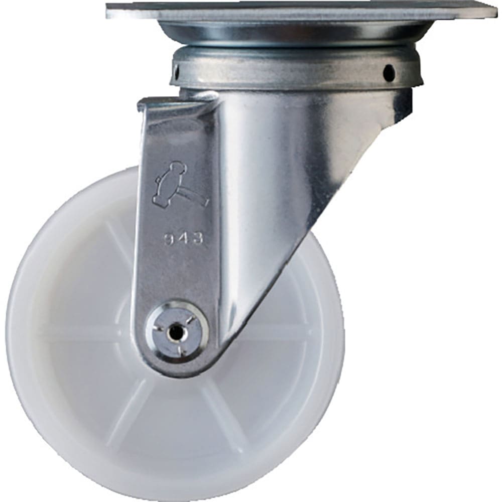 ハンマー　プレート式　旋回式ナイロンキャスター　１００ｍｍ　４００Ｓ－Ｎ１００＿