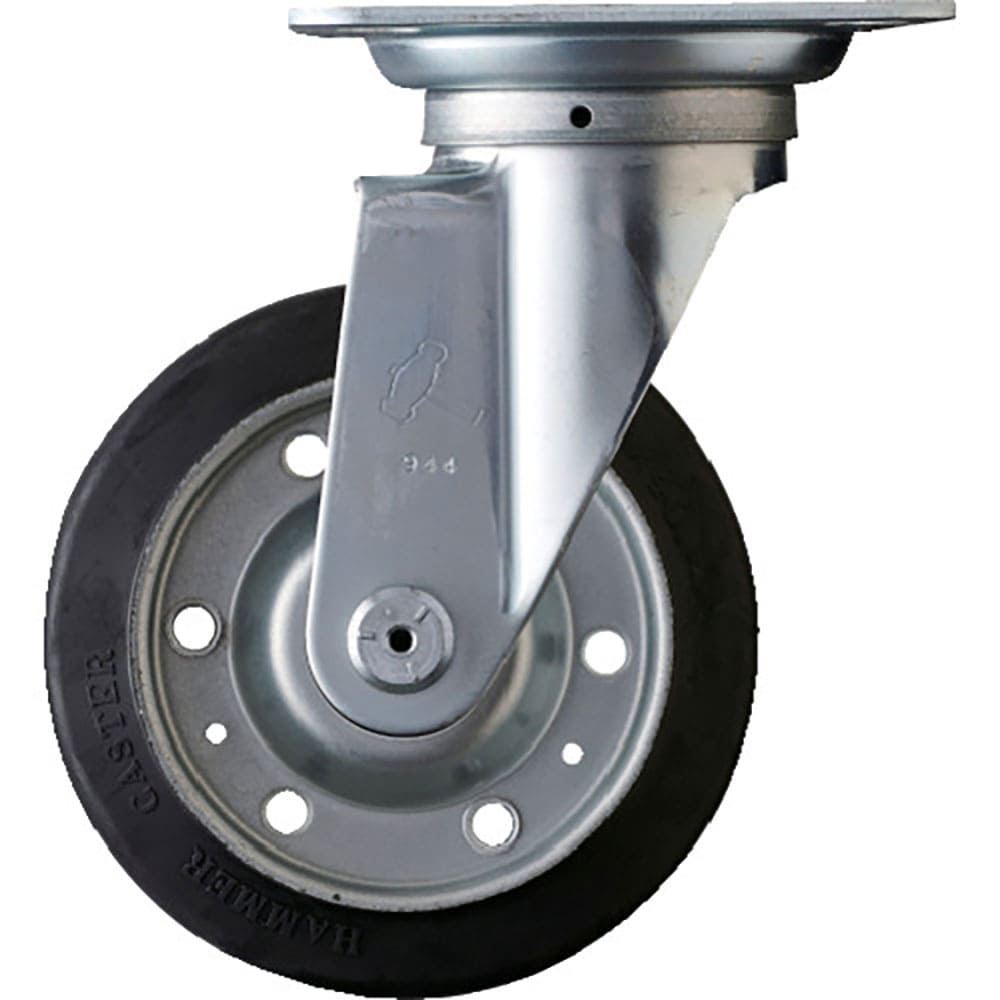 ハンマー　旋回式ゴムキャスター（ローラーベアリング）１５０ｍｍ　４００Ｓ－ＲＢ１５０＿