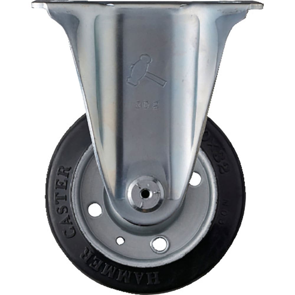 ハンマー　固定式ゴム車輪（ローラーベアリング）１００ｍｍ　４００ＳＲ－ＲＢ１００＿