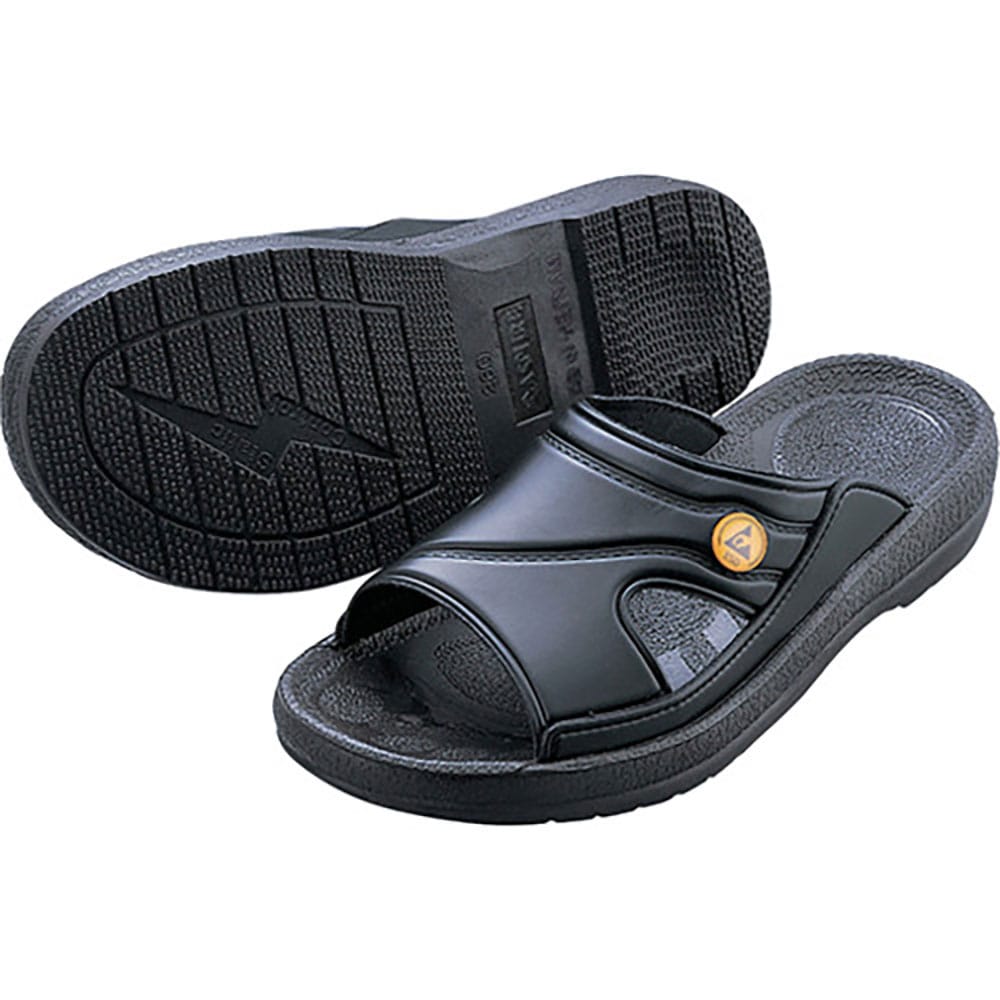 ＡＳ　アズピュアＥＳＤスリッパ　黒　ＬＬ　　　　　４－１２０４－０１＿