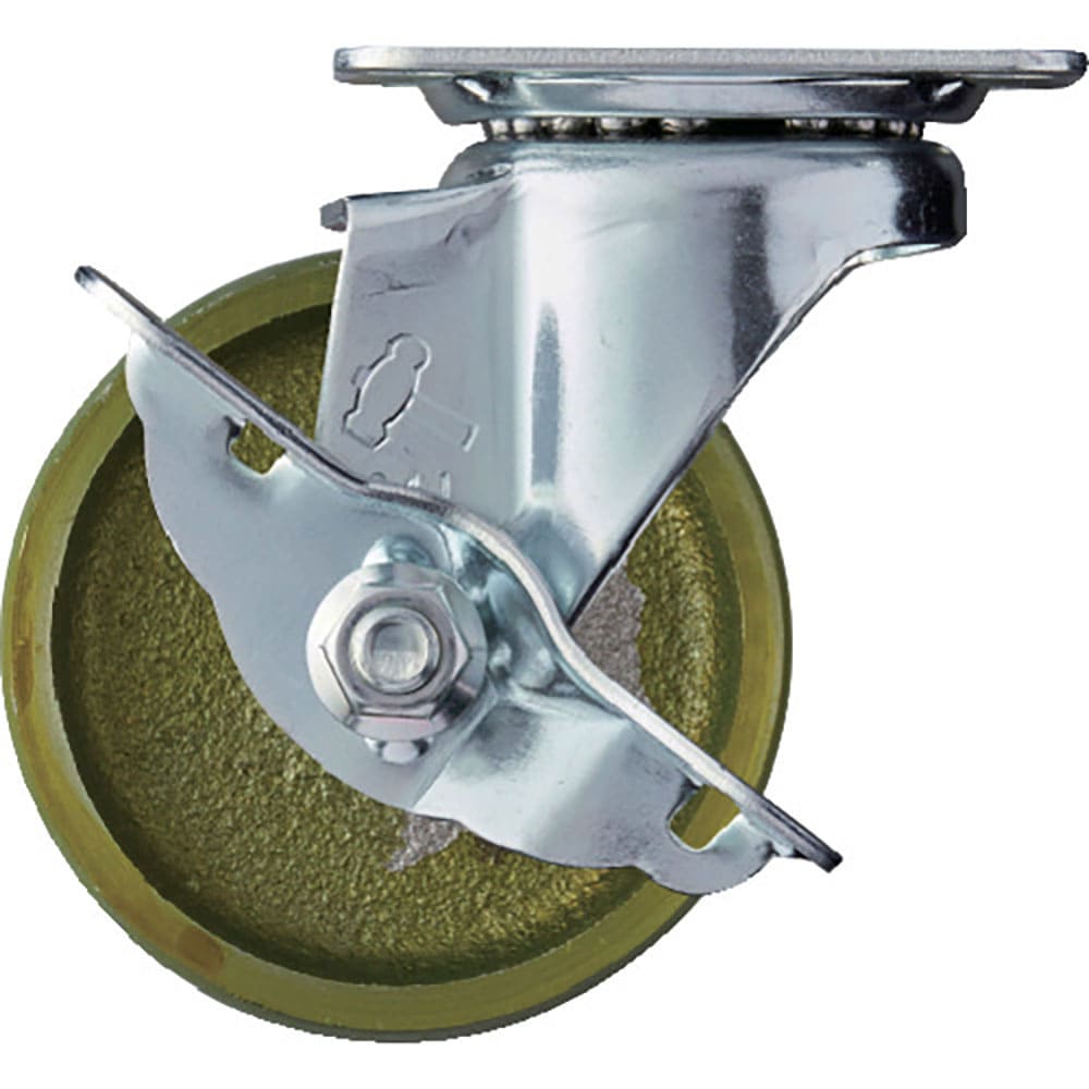 ハンマー　プレート式キャスター　自在ＳＰ付　イモノ車　７５径　４１３Ｓ－Ｃ７５＿