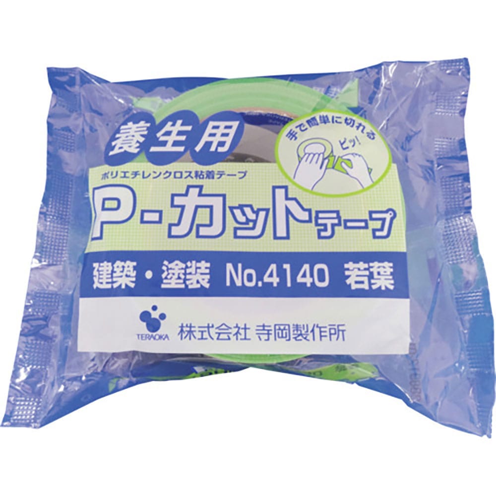 ＴＥＲＡＯＫＡ　Ｐ－カットテープ　ＮＯ．４１４０　若葉　５０ｍｍＸ５０Ｍ　４１４０ＬＧＲ５０Ｘ５０＿