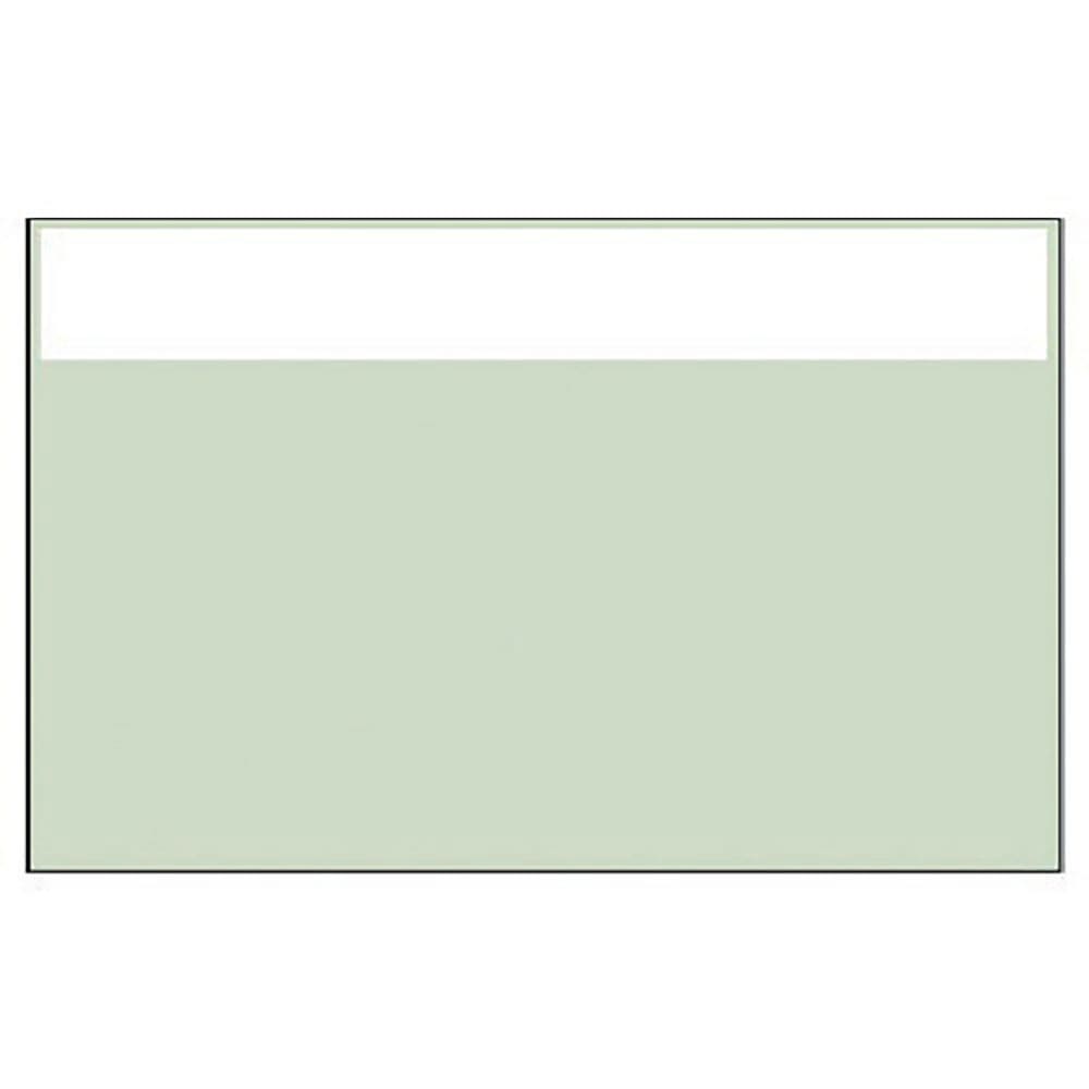 ユニット　配管識別シート　白　帯のみ（小）・ユニシート・２５０Ｘ５００　４１６－２６＿