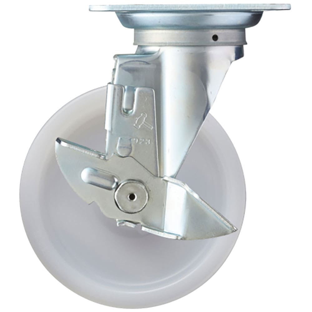 ハンマー　プレート式キャスター　プレート式キャスター　自在（ストッパー付）　車輪径１５０ｍｍ　ナイ＿