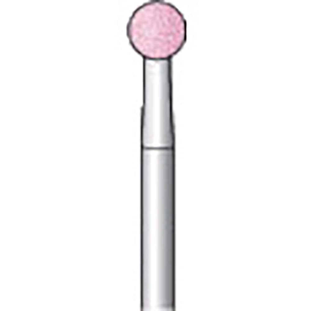ナカニシ　軸付砥石　１０本入　球型　φ４×軸φ２．３４　ＷＡ　＃８０　４２０１１＿