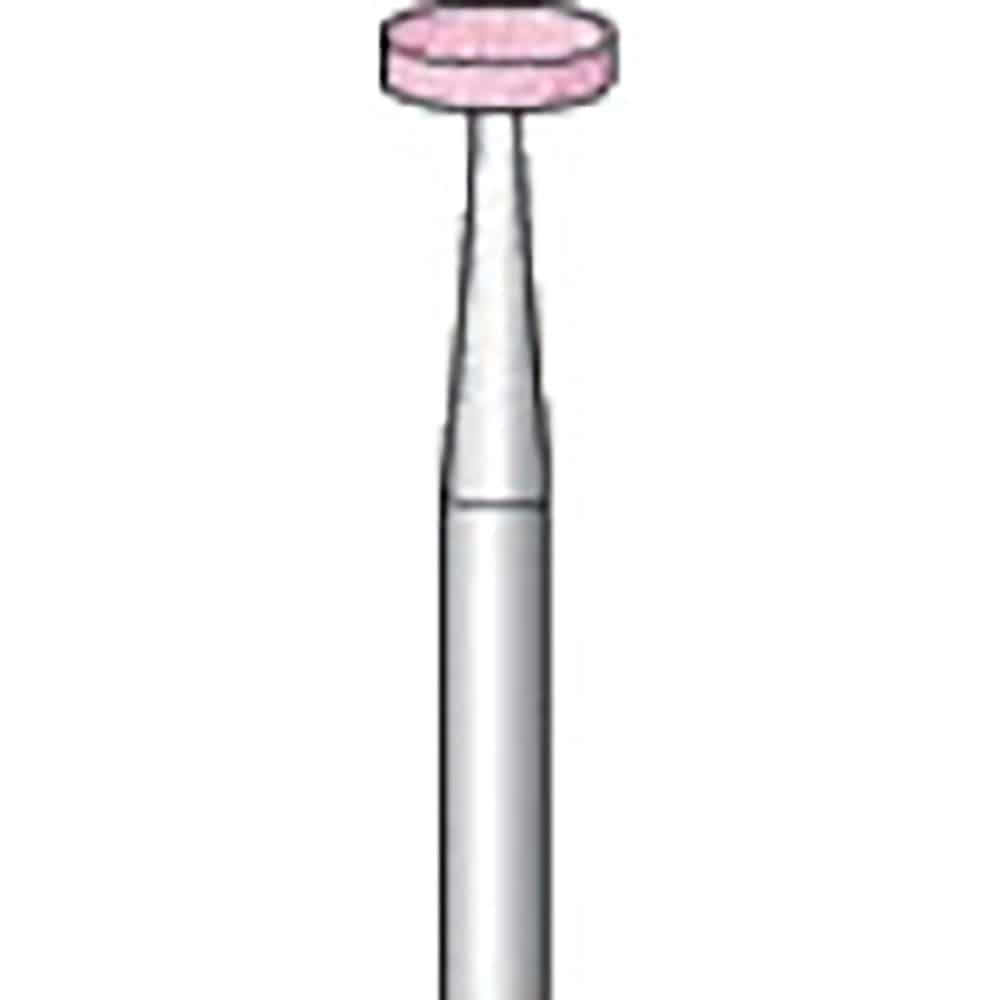 ナカニシ　軸付砥石　１０本入　円筒型　φ５×１×軸φ２．３４　ＷＡ　＃８０　４２０１８＿