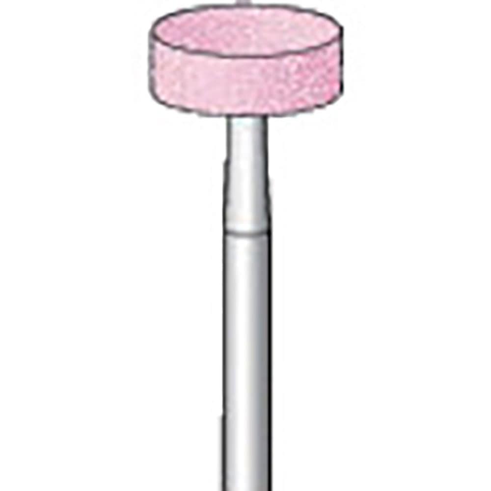 ナカニシ　軸付砥石　１０本入　円筒型　φ９．８×３×軸φ２．３４　ＷＡ　＃８０　４２０２０＿