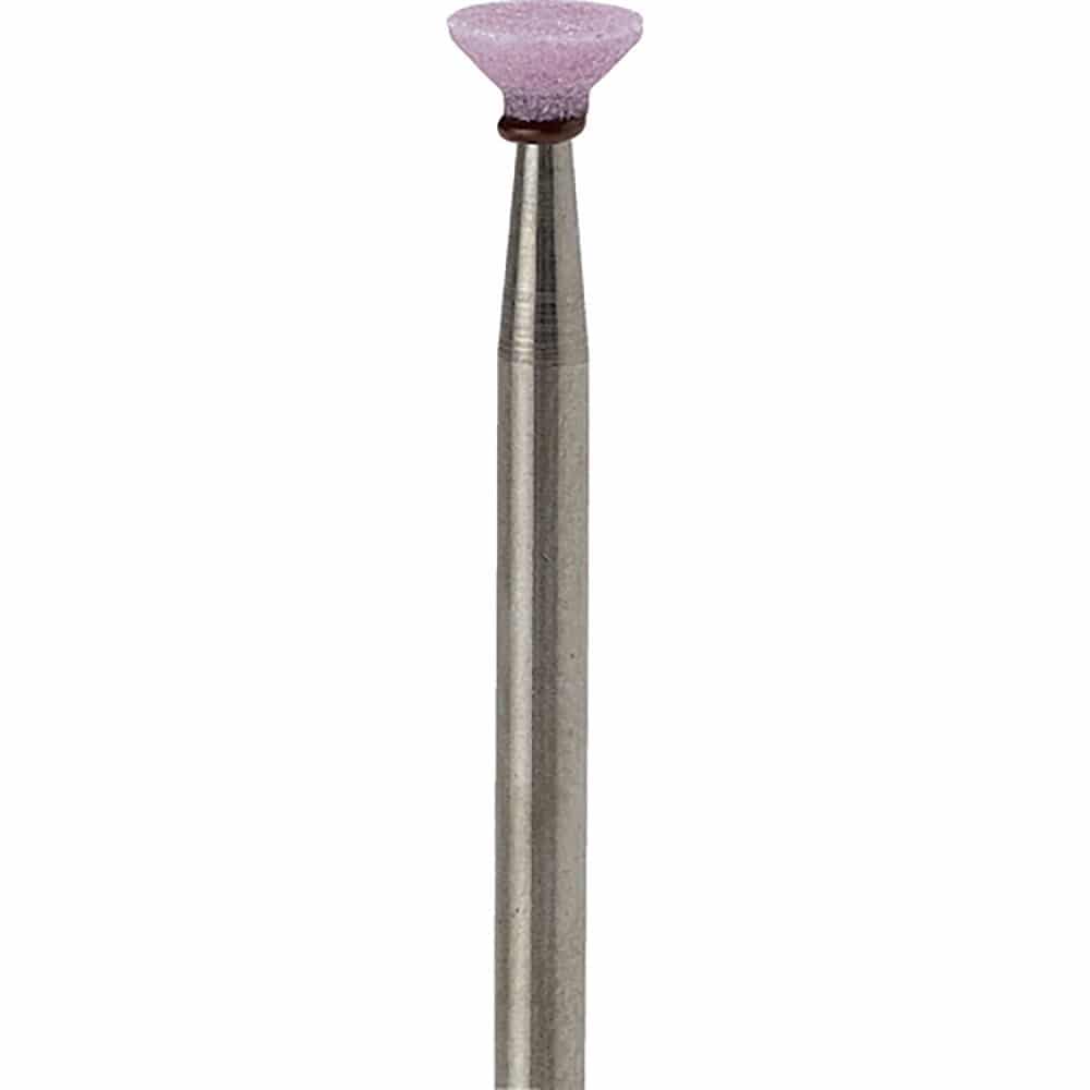 ナカニシ　軸付砥石　１０本入　逆テーパー型　φ５×２．７×軸φ２．３４　ＷＡ　＃１００　４２０２１＿