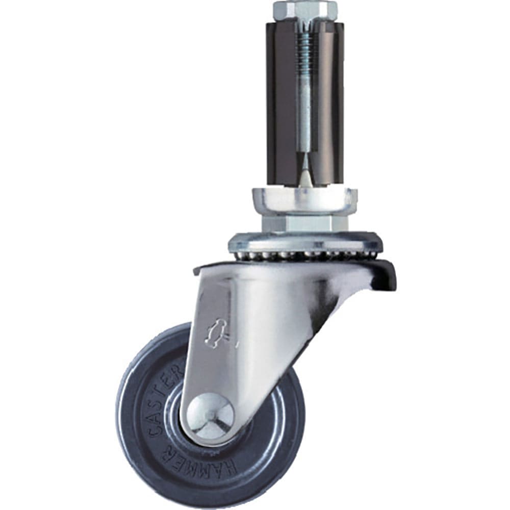 ハンマー　ＥＵシリーズ　パイプ差込み　自在　エラストマー車　４０ｍｍ　４２０２ＥＵ－Ｕ４０＿