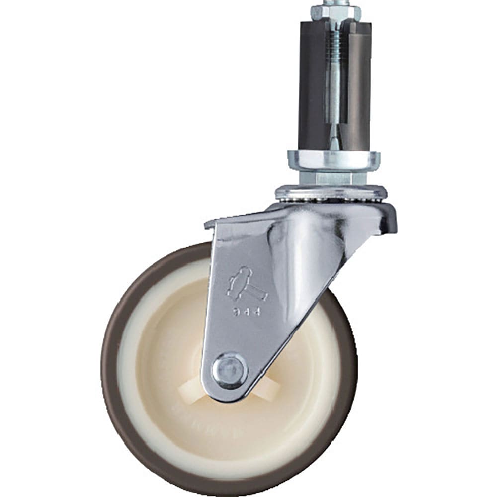 ハンマー　パイプ差込み式キャスター　パイプ差込み式キャスター　自在　車輪径７５ｍｍ　ウレタン車輪（＿