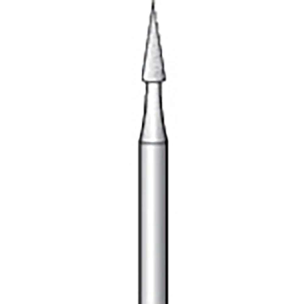 ナカニシ　軸付砥石　１０本入　テーパー型　φ２×７×軸φ２．３４　ＷＡ　＃５００　４２０６３＿