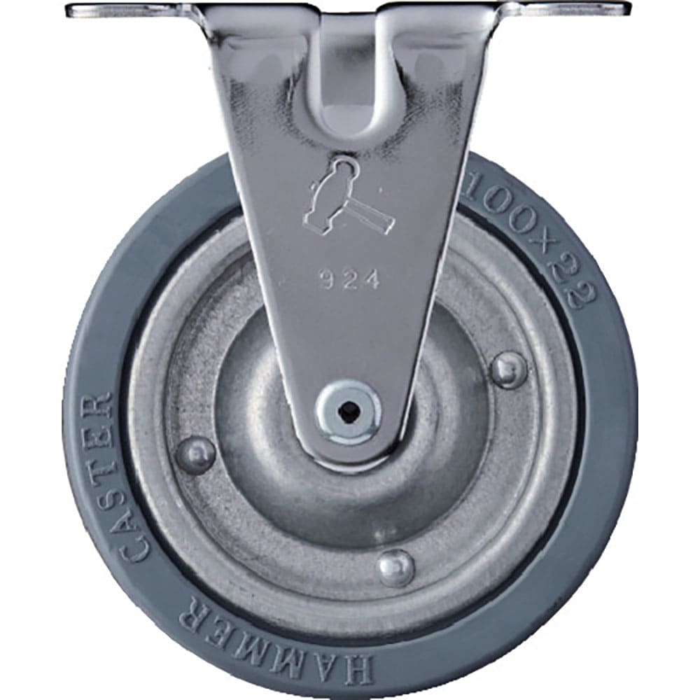 ハンマー　固定式ゴム車輪（スチールホイール）１００ｍｍ　４２０ＥＲ－ＰＲ１００＿