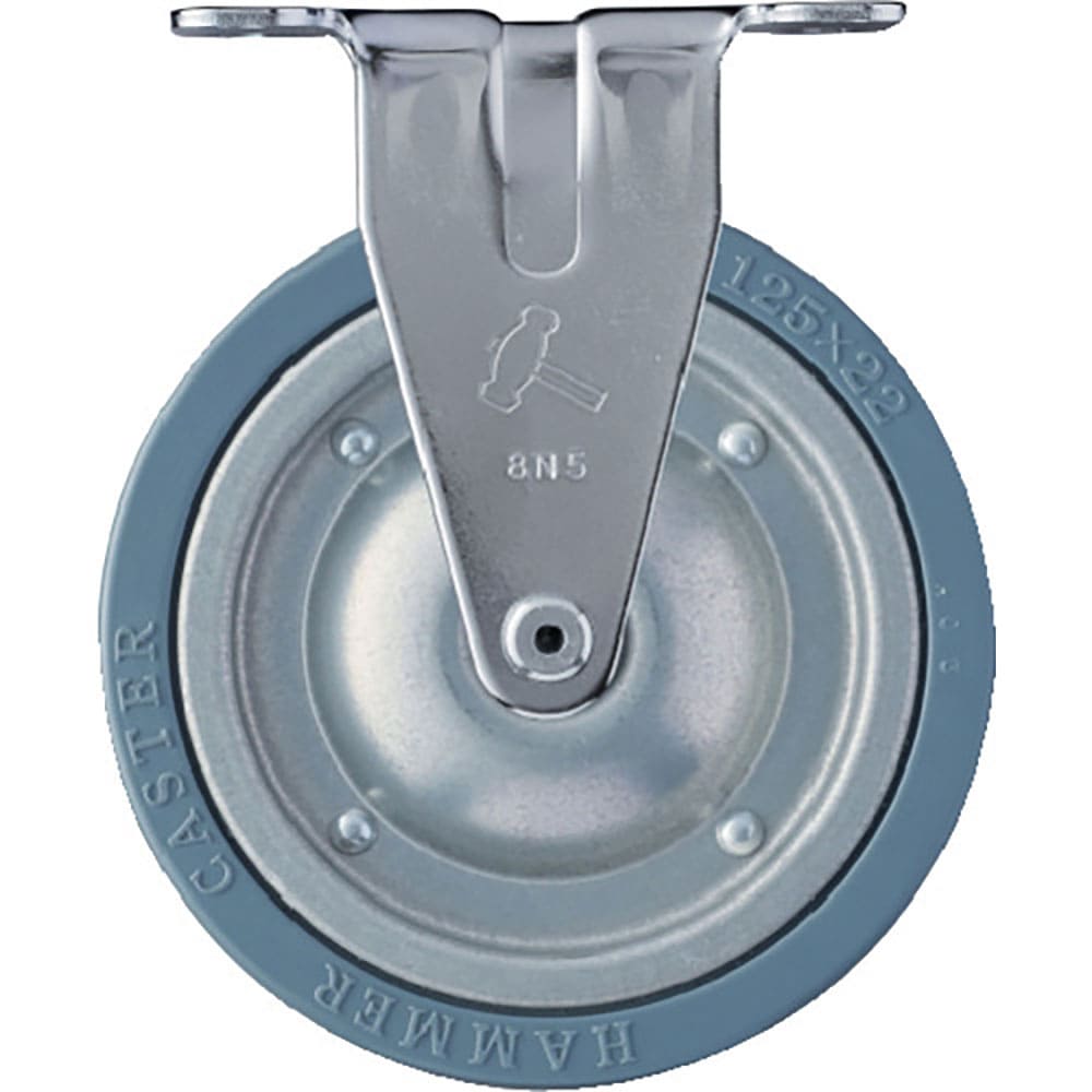 ハンマー　固定式ゴム車輪（スチールホイール）１２５ｍｍ　４２０ＥＲ－ＰＲ１２５＿