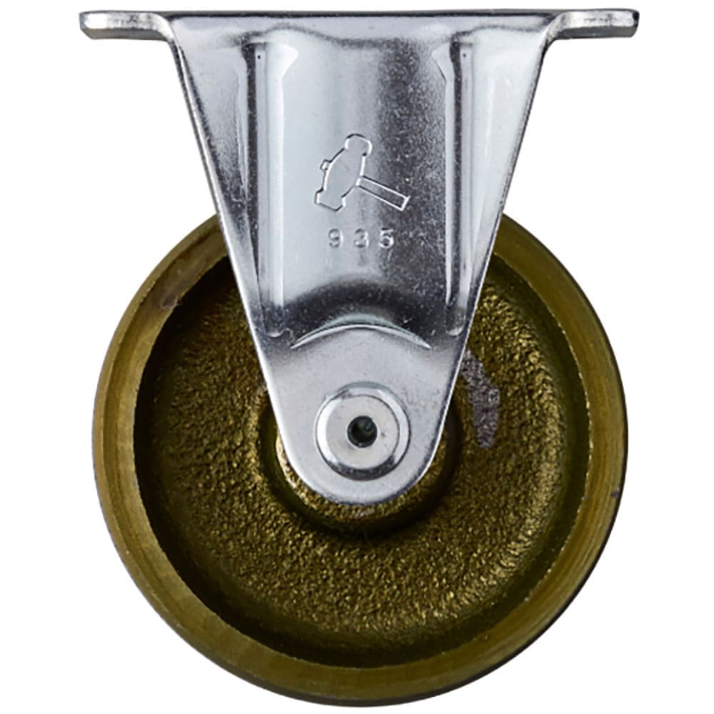 ハンマー　プレート式固定鋳物キャスター　６５径　Ｓシリーズ　４２０ＳＲ－Ｃ６５＿