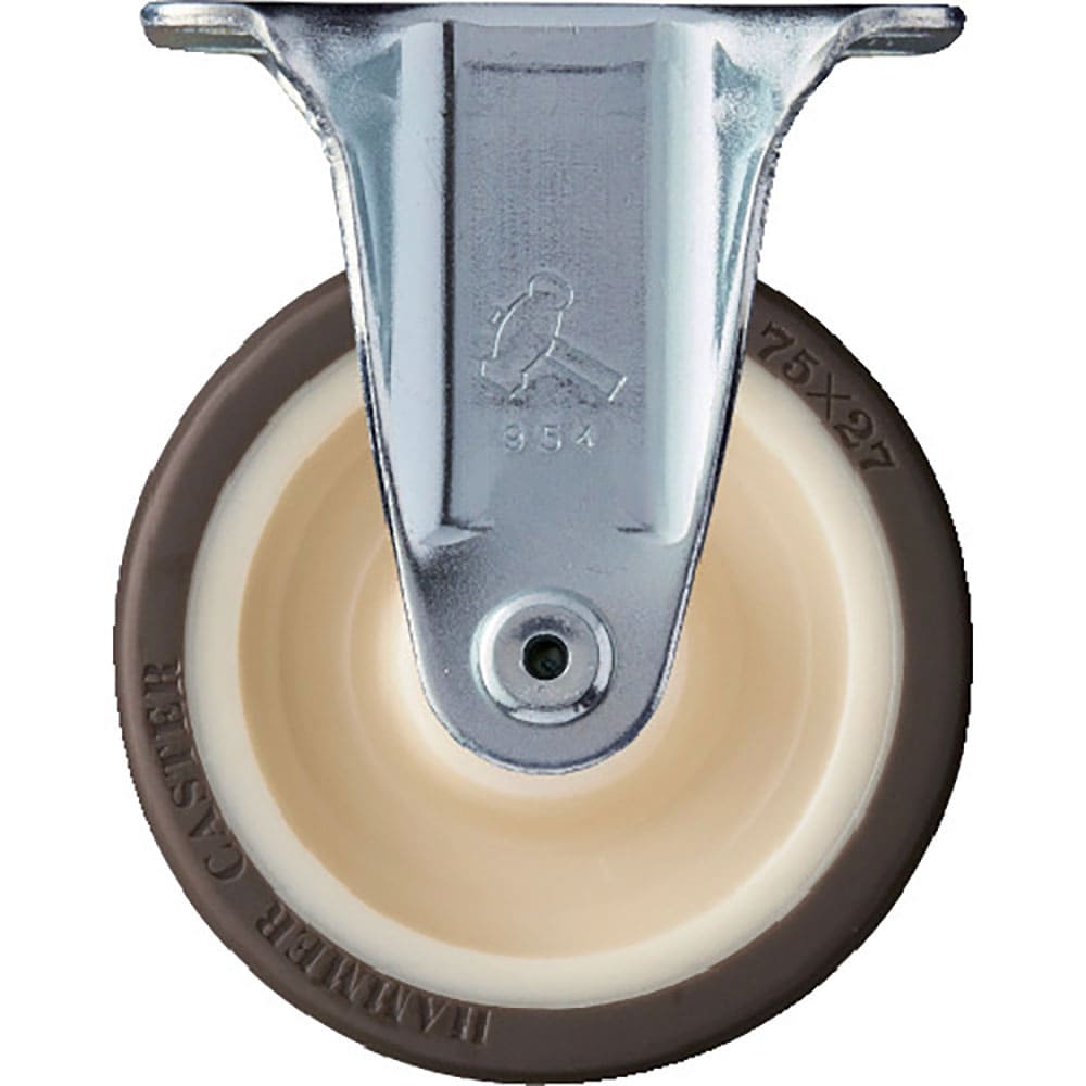 ハンマー　固定式ウレタン車輪（ローラーベアリング）７５ｍｍ　４２０ＳＲＰ－ＵＢ７５＿