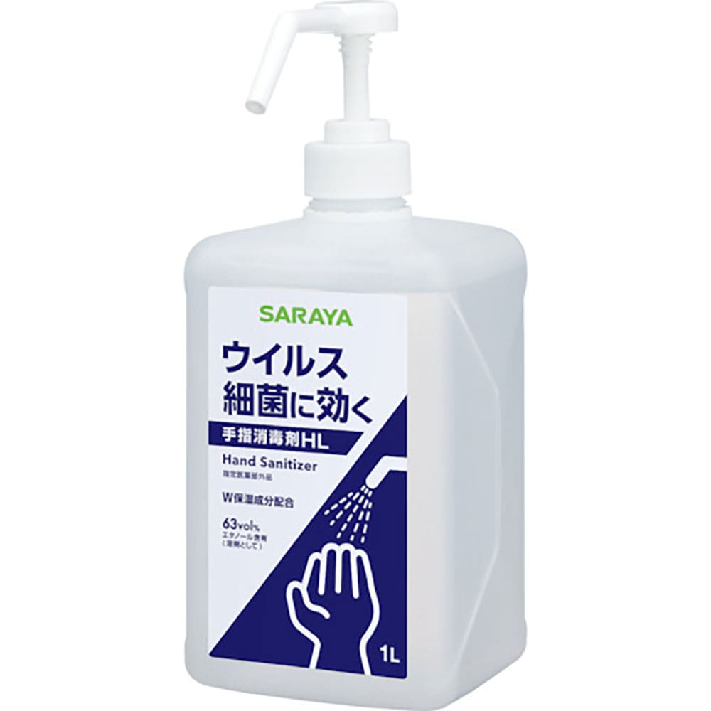 サラヤ　手指消毒剤ＨＬ　１Ｌ　Ｐ付　４２３１６＿