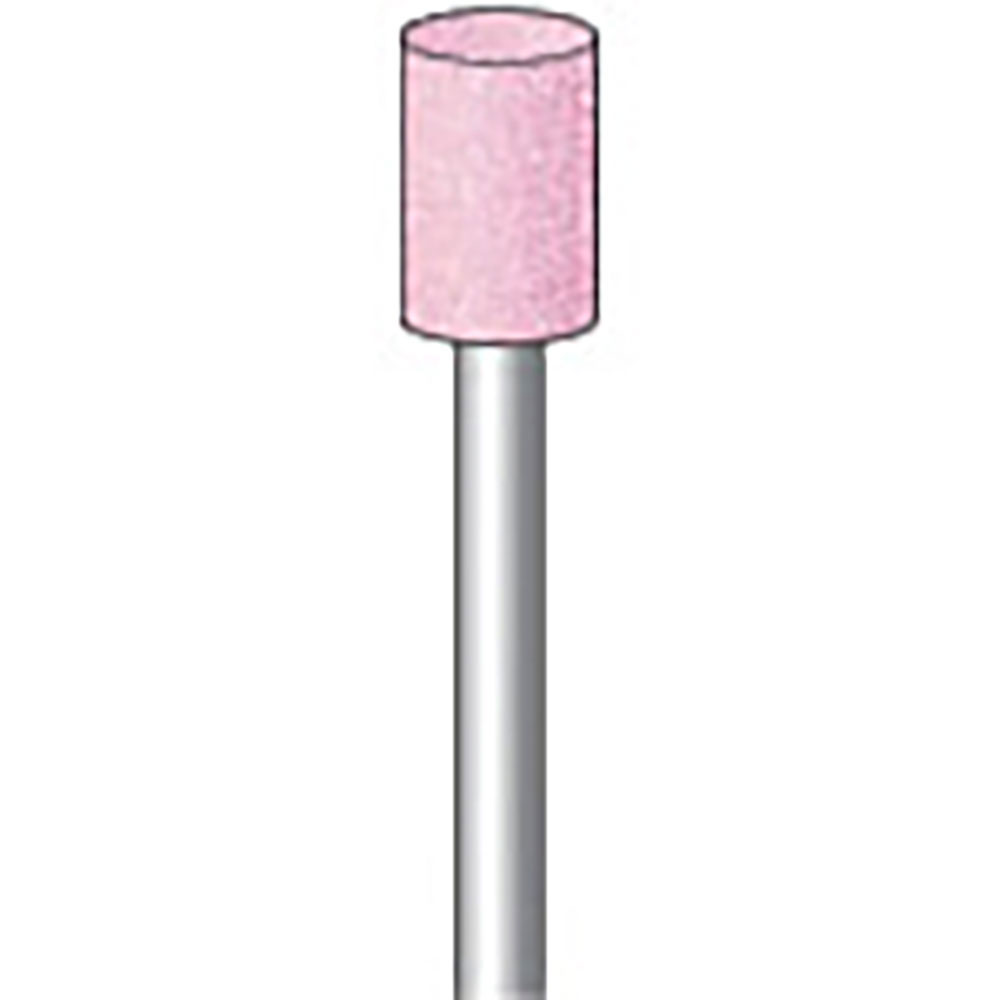 ナカニシ　軸付砥石　１０本入　円筒型　φ７×１０×軸φ３　ＷＡ　＃６０　４２４１６＿