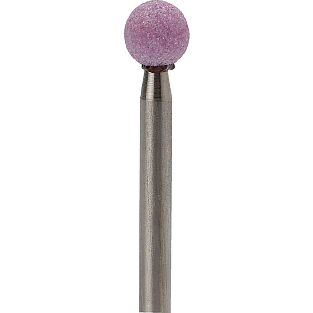 ナカニシ　軸付砥石　１０本入　球型　φ６×軸φ３　ＷＡ　＃６０　４２４４３＿