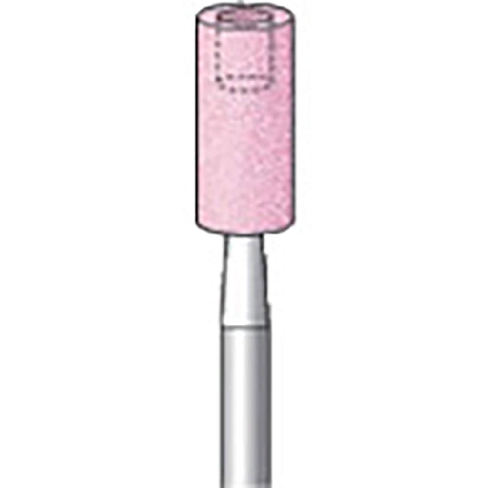 ナカニシ　軸付砥石　１０本入　円筒型（端面、底面専用）　φ６×１３×軸φ３　ＷＡ　＃１００　４２４＿