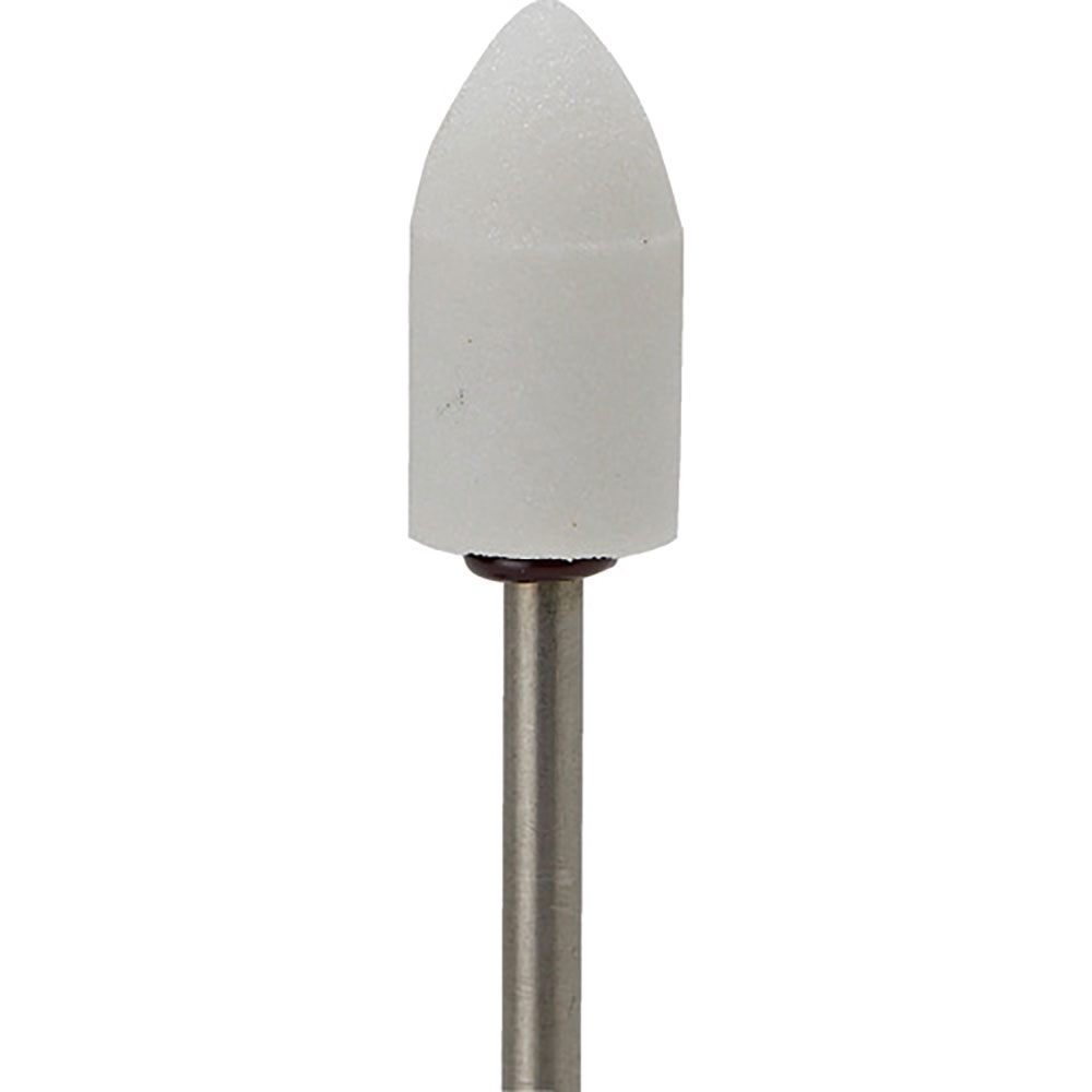 ナカニシ　軸付砥石　１０本入　砲弾型　φ１０×２０×軸φ３　ＷＡ　＃１２０　４２５３４＿