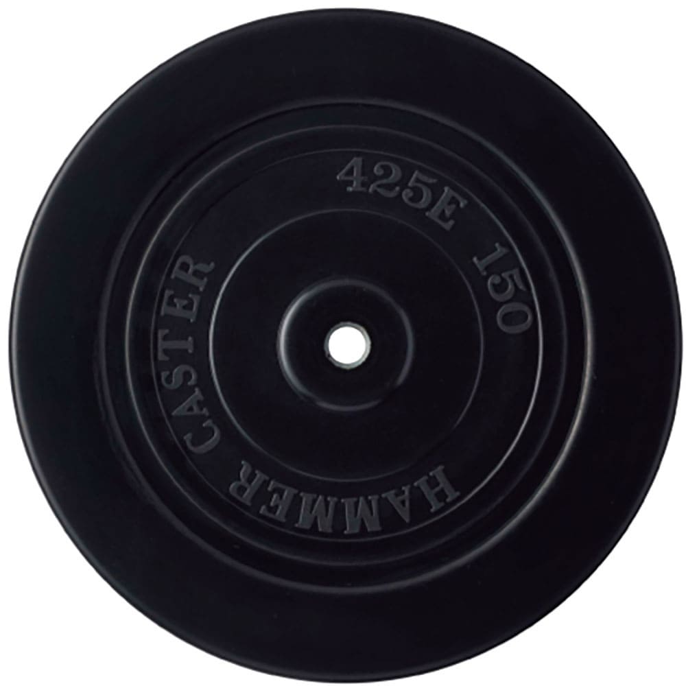 ハンマー　Ｅ型ゴム車輪　１５０ｍｍ　４２５Ｅ－Ｒ１５０＿