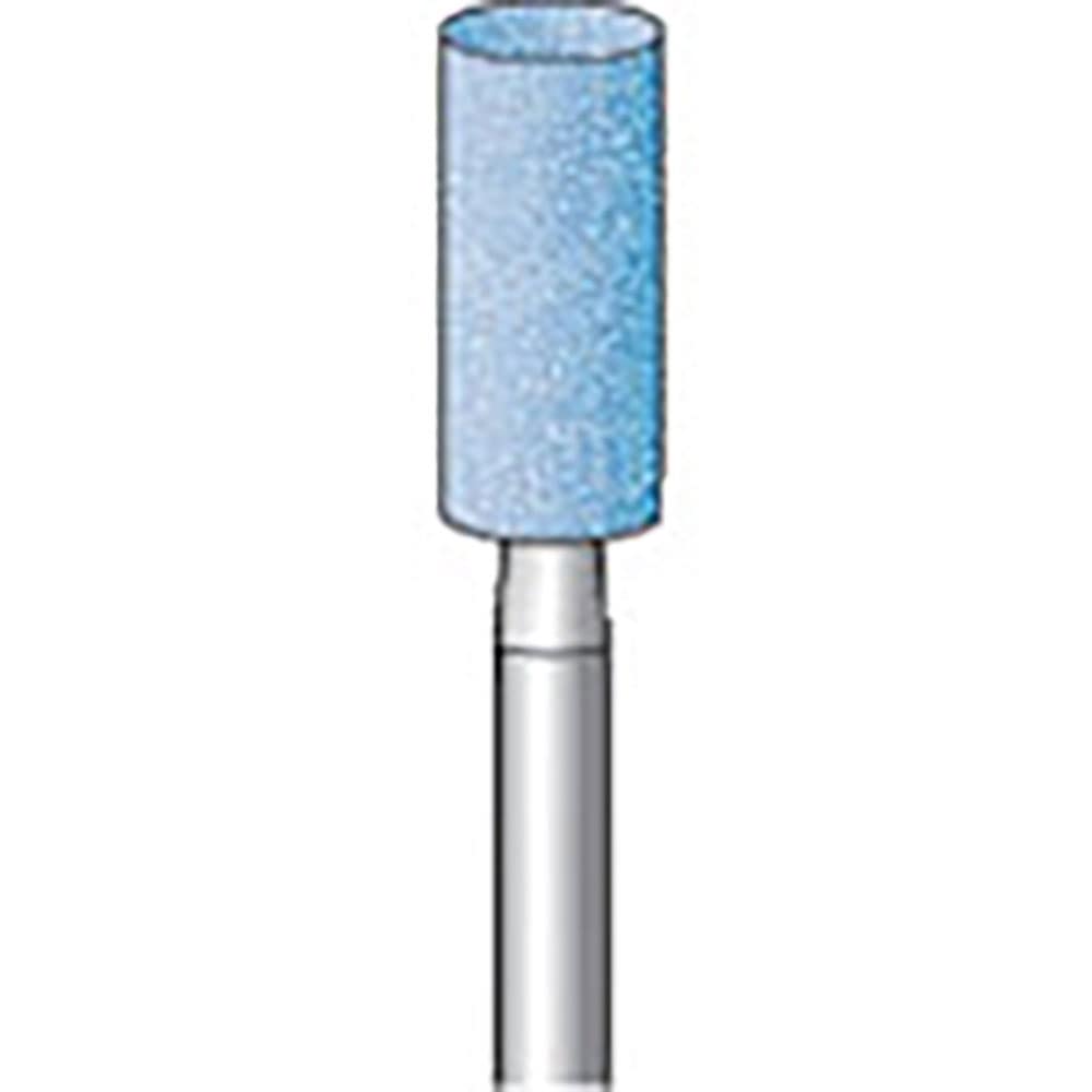 ナカニシ　軸付砥石　（１０本入）　粒度＃６０　ブルー　円筒　外径６．０ｍｍ　４２６３４＿