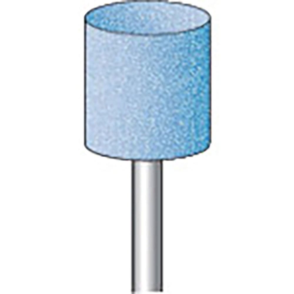 ナカニシ　軸付砥石　（１０本入）　粒度＃６０　ブルー　円筒　外径１３．０ｍｍ　４２６３７＿