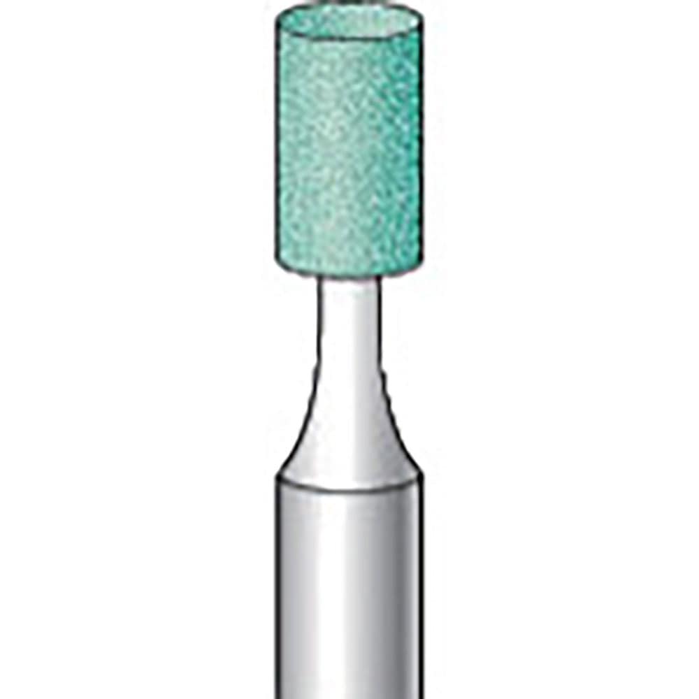 ナカニシ　軸付砥石　１０本入　円筒型　φ６×１０×軸φ６　ＧＣ　＃１００　４２８６３＿