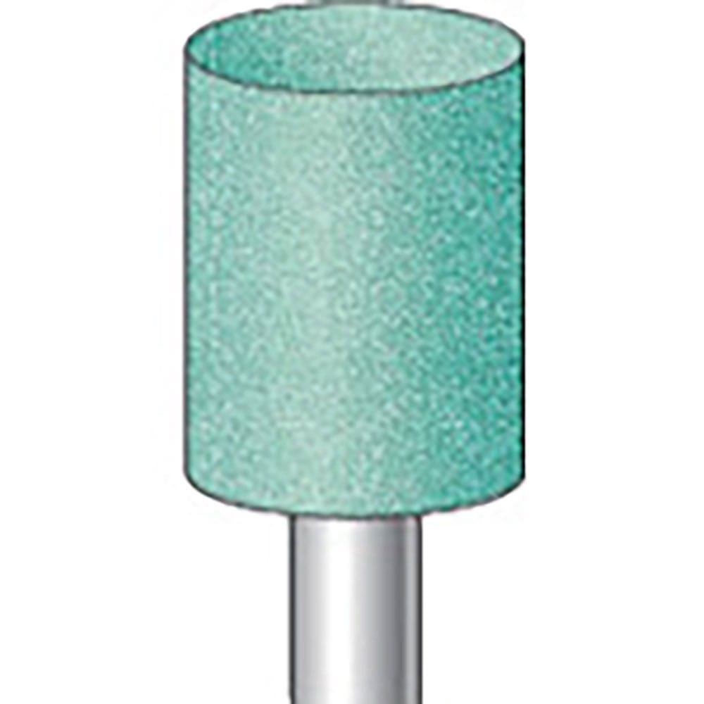 ナカニシ　軸付砥石　１０本入　円筒型　φ１６×２０×軸φ６　ＧＣ　＃１００　４２８７５＿