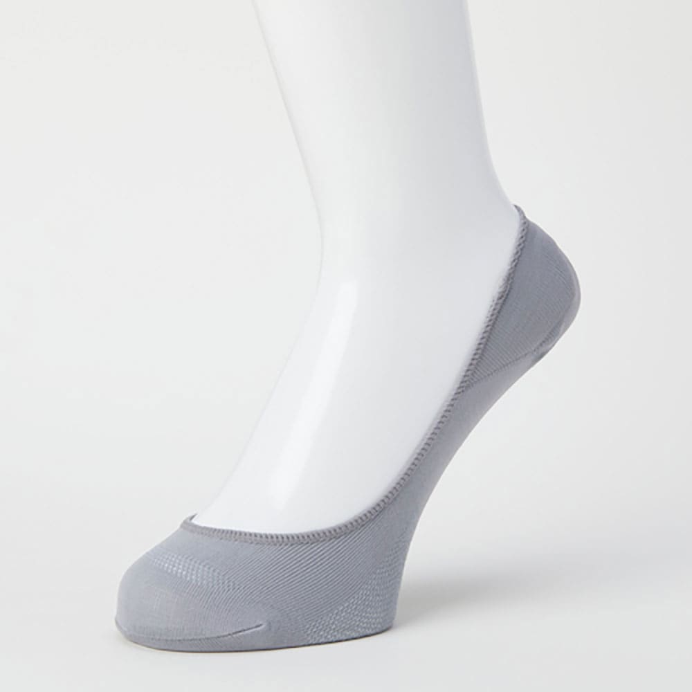 ｏｋａｍｏｔｏ　ココピタさらっと実感無地浅履き丸編み２３－２５グレー　４３０－５２０Ｅ－２４－５０＿