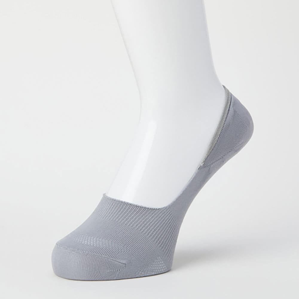 ｏｋａｍｏｔｏ　ココピタさらっと実感無地やや深履き丸編み２３－２５グレー　４３０－５２２Ｃ－２４－＿