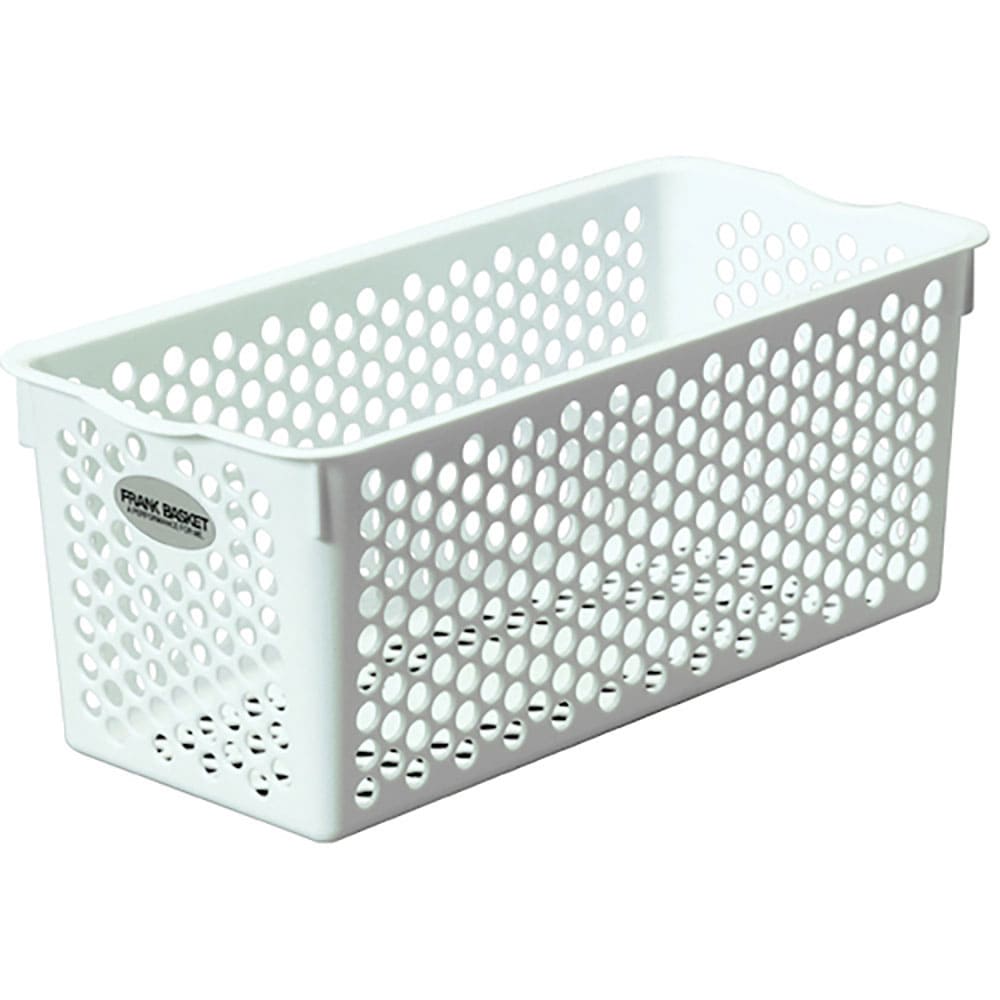 ＳＡＮＫＯ　ｐｌａ　４３２６６７　フランクバスケット深型ＮＯ．１　ホワイト　１３５×２８５×１１８＿