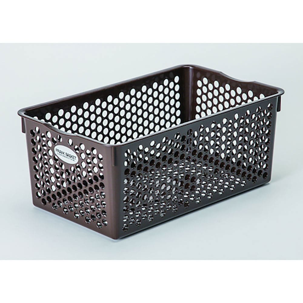 ＳＡＮＫＯ　ｐｌａ　４３２６７４　フランクバスケット深型ＮＯ．１　ブラウン　１３５×２８５×１１８＿