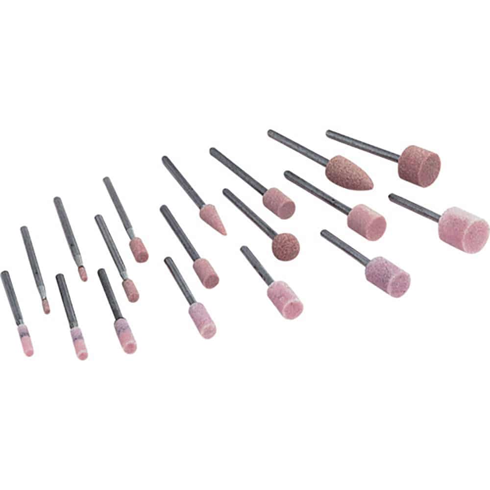 ナカニシ　軸付砥石セット　１８本入　軸φ３　４３４０５＿