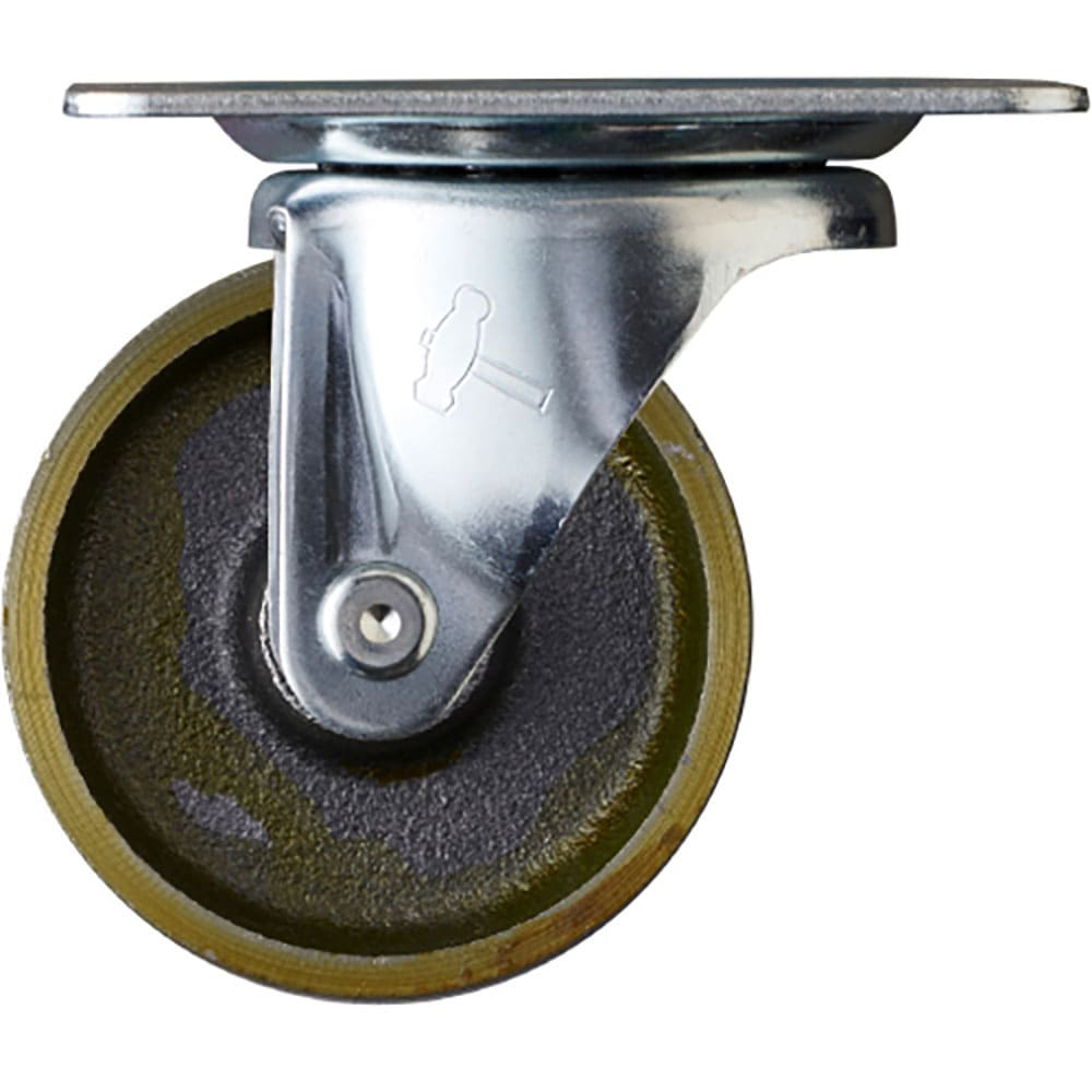 ハンマー　プレート式キャスター　プレート式キャスター　自在　車輪径７５ｍｍ　イモノ車輪　４４０Ｇ－＿