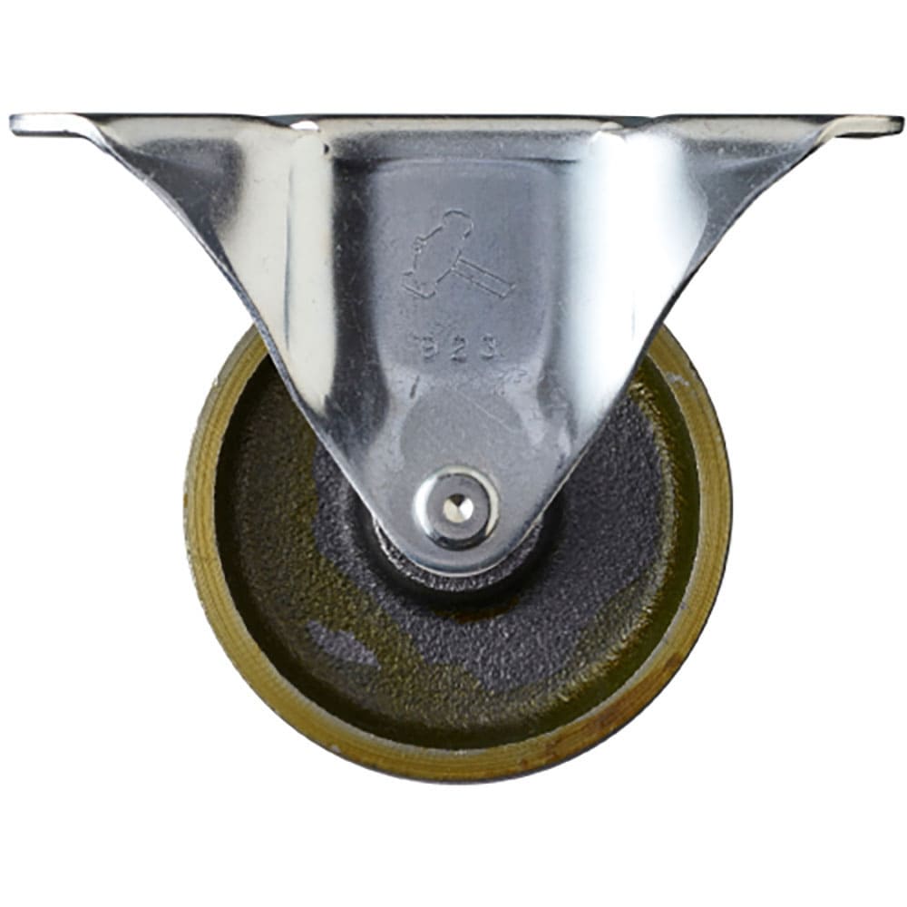 ハンマー　プレート式キャスター　プレート式キャスター　固定　車輪径７５ｍｍ　イモノ車輪　４４０Ｒ－＿