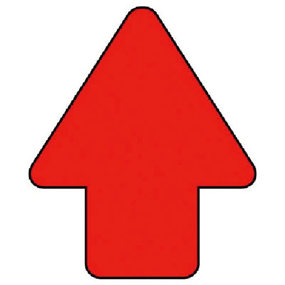 ユニット　矢印ステッカー　赤・１０枚組・５８Ｘ４９　４５６－０７＿