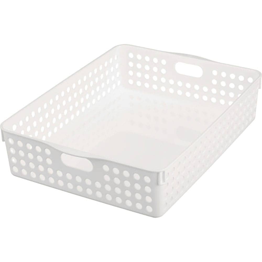 ｉｎｏｍａｔａ　ストックバスケット　Ａ４　ホワイト　４５７０－Ｗ＿